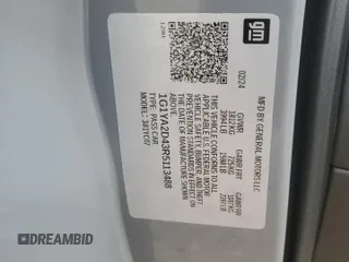2024 Chevrolet Corvette 1LT z VIN 1G1YA2D43R5113488, wystawiony jako Copart lot #54343325 z przebiegiem 13 770 mil mil oraz Szkoda całkowita • Salvage title. Historia ofert i sprzedaży dostępna na DreamBid. Obrazek 13.