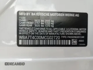 2021 BMW 7 Series 740i xDrive с VIN WBA7T4C00MCG02720, выставлен на аукционе Copart как лот 72033844 с пробегом 29 767 миль миль и Списание • Salvage title. История ставок и продаж доступна на DreamBid. Изображение 12.