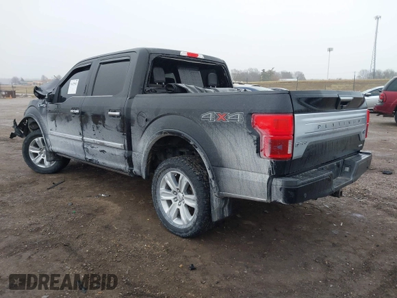 2018 Ford F-150 XL z VIN 1FTEW1EG3JFA69988, wystawiony jako IAAI lot #41429502 z przebiegiem Nie podano mil oraz . Historia ofert i sprzedaży dostępna na DreamBid. Obrazek 3.
