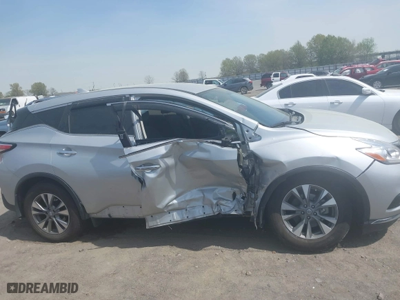 2016 Nissan Murano S with VIN 5N1AZ2MGXGN150011, listed as a IAAI auction lot 41887571 with 56,125 mi miles. Bid and sale history available at carsss.com. Image 13.