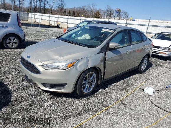 2016 Ford Focus SE with VIN 1FADP3F23GL266005, listed as a Copart auction lot 46861205 with 153,121 mi miles and Salvage Title. Bid and sale history available at carsss.com. Image 1.