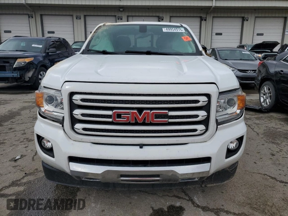 2016 GMC Canyon 4WD SLT z VIN 1GTG6DE35G1371344, wystawiony jako Copart lot #49954915 z przebiegiem 106 345 mil mil oraz Szkody całkowita. Historia ofert i sprzedaży dostępna na DreamBid. Obrazek 5.