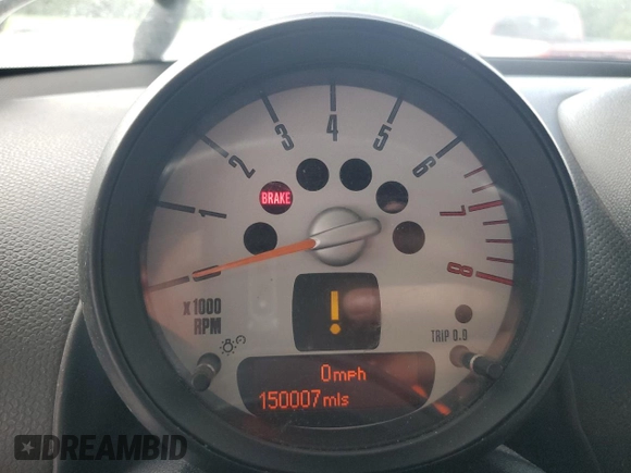 2012 MINI Countryman with VIN WMWZB3C53CWM04614, listed as a Copart auction lot 61685375 with 150,007 mi miles and Clean title. Bid and sale history available at DreamBid. Image 9.