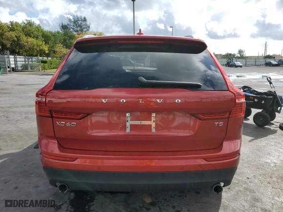 2021 Volvo XC60 Momentum with VIN YV4102DK6M1760331, listed as a Copart auction lot 46065995 with 22,703 mi miles and Salvage Title. Bid and sale history available at carsss.com. Image 6.