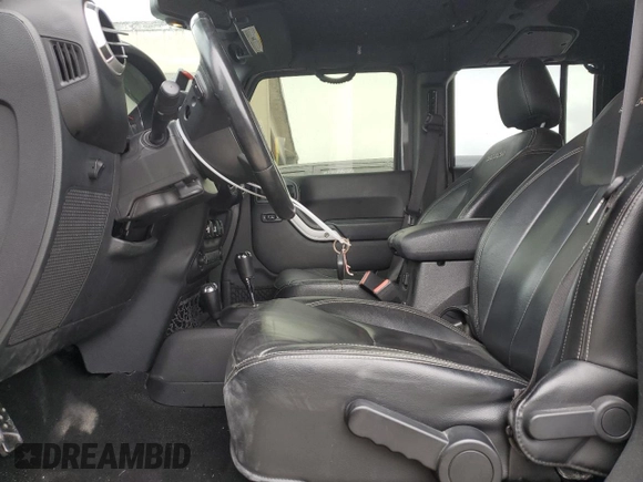 2017 Jeep Wrangler Unlimited Sahara с VIN 1C4BJWEG5HL543868, выставлен на аукционе Copart как лот 55206845 с пробегом 84 993 миль миль и Списание • Salvage title. История ставок и продаж доступна на DreamBid. Изображение 7.