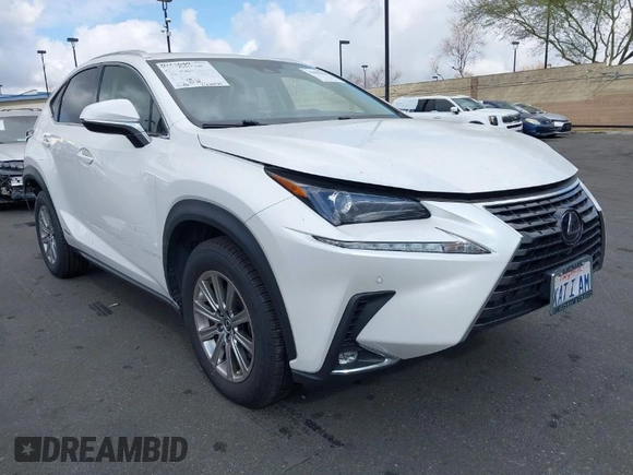 2020 Lexus NX with VIN JTJDJRDZ4L5000275, listed as a IAAI auction lot 41893058 with 69,318 mi miles. Bid and sale history available at carsss.com. Image 1.