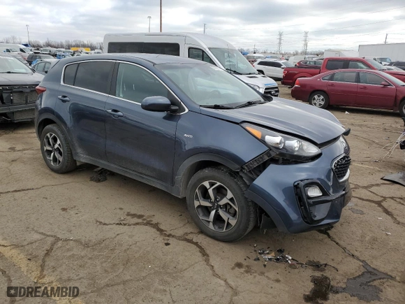 2022 Kia Sportage LX with VIN KNDPMCACXN7993373, listed as a Copart auction lot 83165814 with 60,151 mi miles and Salvage Title. Bid and sale history available at carsss.com. Image 4.