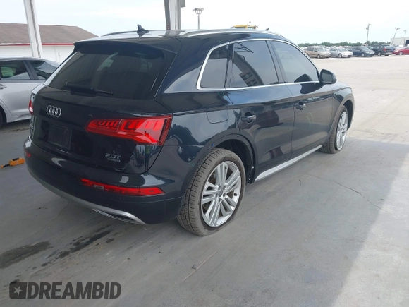 2018 Audi Q5 Premium Plus z VIN WA1BNAFYXJ2232604, wystawiony jako IAAI lot #42340246 z przebiegiem 97 708 mil mil oraz . Historia ofert i sprzedaży dostępna na DreamBid. Obrazek 4.