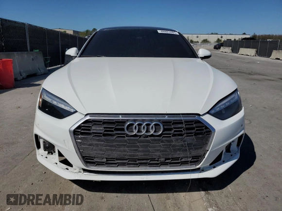 2021 Audi A5 Sportback Premium Plus with VIN WAUCBCF5XMA061395, listed as a Copart auction lot 48883485 with 8,915 mi miles and Clean Title. Bid and sale history available at carsss.com. Image 5.