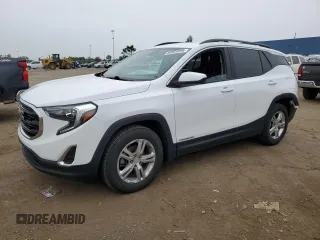 2019 GMC Terrain SLE with VIN 3GKALTEV5KL347979, listed as a Copart auction lot 60926995 with 64,389 mi miles and Clean title. Bid and sale history available at DreamBid. Image 1.