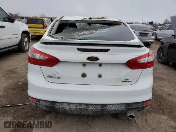 2014 Ford Focus SE with VIN 1FADP3F20EL290713, listed as a Copart auction lot 51967065 with 234,770 mi miles and Salvage Title. Bid and sale history available at carsss.com. Image 6.