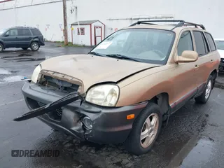 2003 Hyundai Santa Fe GLS with VIN KM8SC73D63U350345, listed as a IAAI auction lot 41841877 with 109,764 mi miles. Bid and sale history available at carsss.com. Image 17.