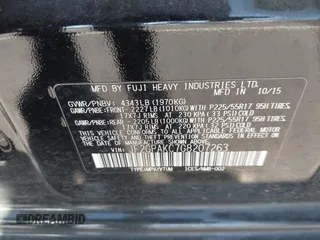 2016 Subaru Crosstrek Limited с VIN JF2GPAKC7G8207263, выставлен на аукционе IAAI как лот 42172496 с пробегом 89 469 миль миль и . История ставок и продаж доступна на DreamBid. Изображение 9.