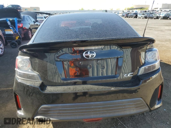 2014 Scion tC with VIN JTKJF5C72E3076715, listed as a Copart auction lot 53155115 with 171,575 mi miles and Salvage Title. Bid and sale history available at carsss.com. Image 6.