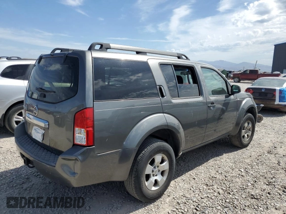 2008 Nissan Pathfinder S с VIN 5N1AR18BX8C641278, выставлен на аукционе Copart как лот 59339275 с пробегом 268 467 миль миль и Чистый • Clean title. История ставок и продаж доступна на DreamBid. Изображение 3.