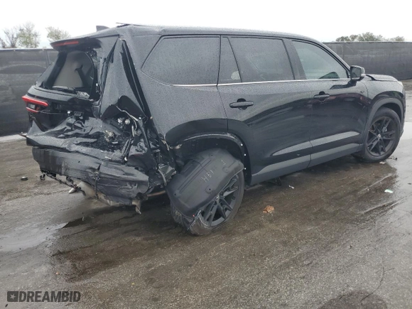 2024 Toyota Grand Highlander XLE with VIN 5TDAAAA59RS017875, listed as a Copart auction lot 41780855 with NaN miles and Salvage Title. Bid and sale history available at carsss.com. Image 3.