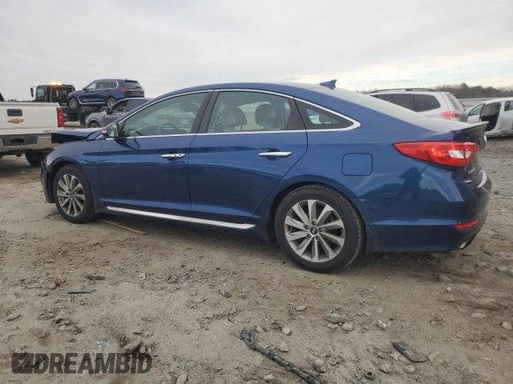 2017 Hyundai Sonata Sport with VIN 5NPE34AFXHH554068, listed as a Copart auction lot 87419144 with 157,351 mi miles and Salvage Title. Bid and sale history available at carsss.com. Image 2.
