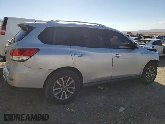 2015 Nissan Pathfinder SV with VIN 5N1AR2MN9FC603138, listed as a Copart auction lot 80979204 with 205,928 mi miles and Salvage title. Bid and sale history available at DreamBid. Image 3.