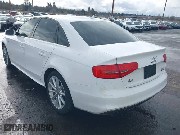 2015 Audi A4 Premium with VIN WAUBFAFL7FN042236, listed as a IAAI auction lot 41517526 with 146,325 mi miles. Bid and sale history available at carsss.com. Image 3.