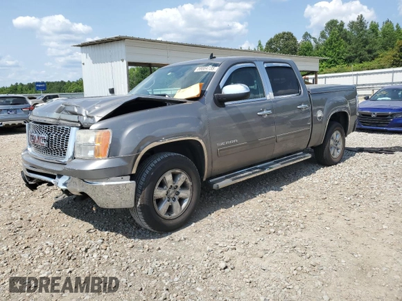 2012 GMC Sierra 1500 SLE with VIN 3GTP1VE03CG200968, listed as a Copart auction lot 59004735 with 146,777 mi miles and Salvage title. Bid and sale history available at DreamBid. Image 1.