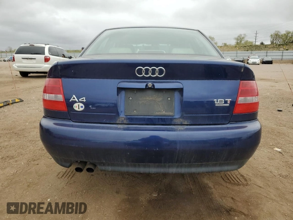 2001 Audi A4 with VIN WAUDC68D51A054972, listed as a Copart auction lot 53693395 with 149,842 mi miles and Clean title. Bid and sale history available at DreamBid. Image 6.