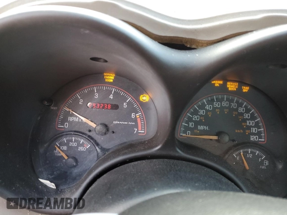 2005 Pontiac Grand Am SE with VIN 1G2NE52FX5M103243, listed as a Copart auction lot 88958965 with 293,238 mi miles and Salvage Title. Bid and sale history available at carsss.com. Image 9.