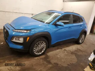 2021 Hyundai Kona SEL with VIN KM8K2CAA3MU612571, listed as a Copart auction lot 48470955 with 66,640 mi miles and Salvage Title. Bid and sale history available at carsss.com. Image 1.