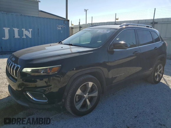 2019 Jeep Cherokee Limited with VIN 1C4PJLDN0KD119990, listed as a Copart auction lot 85057044 with 59,052 mi miles and Clean Title. Bid and sale history available at DreamBid. Image 1.