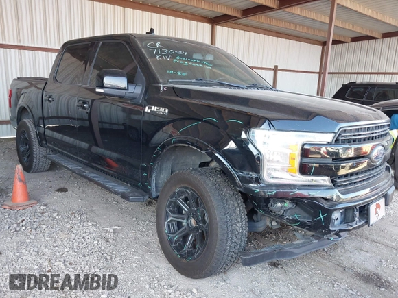2018 Ford F-150 XL with VIN 1FTEW1EGXJKC23541, listed as a IAAI auction lot 41098545 with 148,631 mi miles. Bid and sale history available at carsss.com. Image 1.