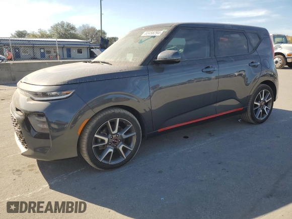 2022 Kia Soul Turbo with VIN KNDJ53AF2N7800856, listed as a Copart auction lot 83458294 with 18,567 mi miles and Non Repairable. Bid and sale history available at carsss.com. Image 1.