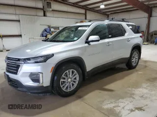 2022 Chevrolet Traverse LT Cloth z VIN 1GNEVMKW6NJ139137, wystawiony jako Copart lot #53970395 z przebiegiem 113 981 mil mil oraz Czysty tytuł • Clean title. Historia ofert i sprzedaży dostępna na DreamBid. Obrazek 1.