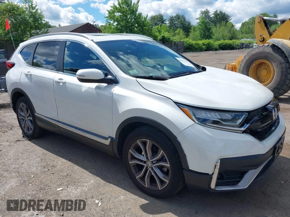 2022 Honda CR-V Touring with VIN 2HKRW2H91NH654021, listed as a IAAI auction lot 39517068 with 77,671 mi miles. Bid and sale history available at carsss.com. Image 13.