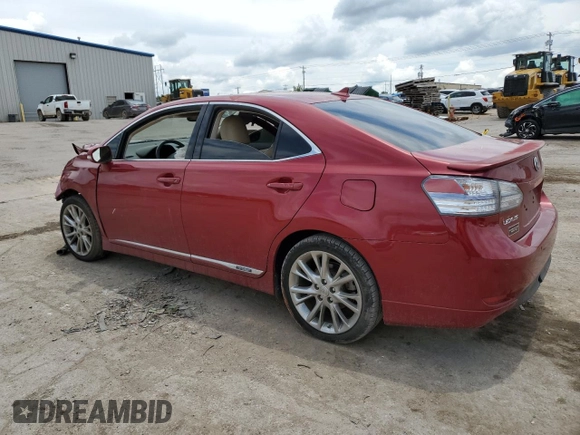 2010 Lexus HS with VIN JTHBB1BAXA2008481, listed as a Copart auction lot 64077284 with 188,193 mi miles and Salvage Title. Bid and sale history available at carsss.com. Image 2.