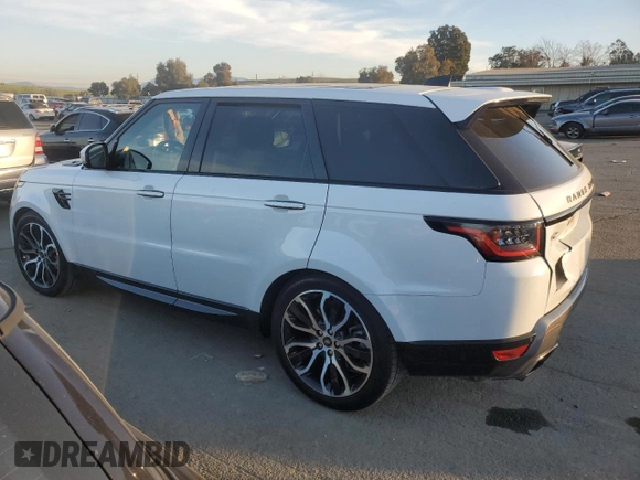 2021 Land Rover Range Rover Sport HSE Silver Edition with VIN SALWR2SU0MA758828, listed as a Copart auction lot 43561355 with 57,196 mi miles and Salvage title. Bid and sale history available at DreamBid. Image 2.