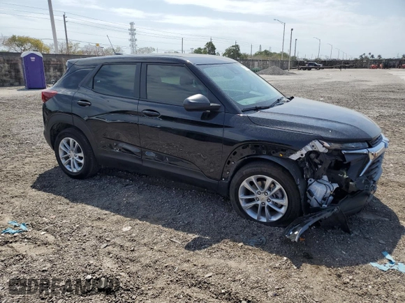 2024 Chevrolet TrailBlazer LS with VIN KL79MMS29RB034339, listed as a Copart auction lot 49278855 with 17,650 mi miles and Salvage Title. Bid and sale history available at carsss.com. Image 4.