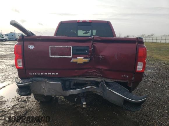 2017 Chevrolet Silverado 1500 LTZ with VIN 3GCPCSEC7HG294959, listed as a Copart auction lot 45049545 with 198,686 mi miles and Salvage Title. Bid and sale history available at DreamBid. Image 6.