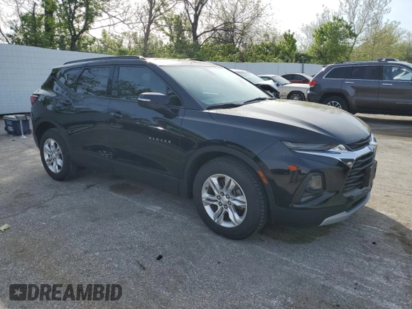 2020 Chevrolet Blazer LT with VIN 3GNKBHRS1LS592633, listed as a Copart auction lot 53729615 with 77,694 mi miles and Salvage title. Bid and sale history available at DreamBid. Image 4.