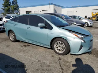 2016 Toyota Prius Four with VIN JTDKARFU8G3001491, listed as a Copart auction lot 45799505 with 95,772 mi miles and Salvage Title. Bid and sale history available at DreamBid. Image 4.