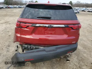 2022 Chevrolet Traverse RS with VIN 1GNERJKW6NJ130246, listed as a Copart auction lot 45039085 with 53,215 mi miles and Salvage title. Bid and sale history available at DreamBid. Image 6.