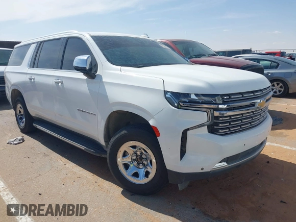 2023 Chevrolet Suburban Premier with VIN 1GNSKFKDXPR264328, listed as a IAAI auction lot 42349298 with Not provided miles and . Bid and sale history available at DreamBid. Image 13.