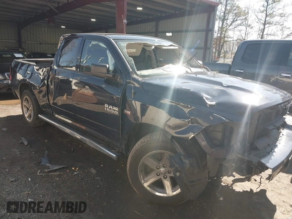 2017 Ram 1500 Express with VIN 1C6RR7FT5HS854092, listed as a IAAI auction lot 41589388 with 97,694 mi miles and . Bid and sale history available at carsss.com. Image 1.