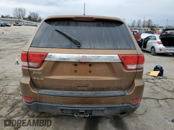 2011 Jeep Grand Cherokee 70th Anniversary with VIN 1J4RR4GG2BC676162, listed as a Copart auction lot 46848245 with 183,760 mi miles and Salvage Title. Bid and sale history available at carsss.com. Image 6.