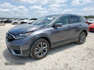 2021 Honda CR-V EX z VIN 2HKRW2H54MH638259, wystawiony jako Copart lot #57172075 z przebiegiem 68 861 mil mil oraz Szkoda całkowita • Salvage title. Historia ofert i sprzedaży dostępna na DreamBid. Obrazek 1.