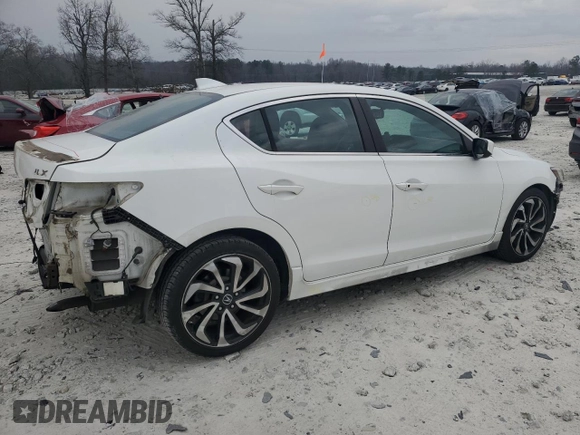 2016 Acura ILX w/Premium/A-SPEC Pkg with VIN 19UDE2F87GA000059, listed as a Copart auction lot 47425775 with 161,420 mi miles and Salvage Title. Bid and sale history available at carsss.com. Image 3.