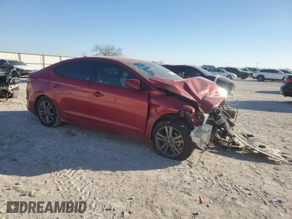 2018 Hyundai Elantra SEL with VIN 5NPD84LF4JH250198, listed as a Copart auction lot 41873635 with 68,531 mi miles and Salvage Title. Bid and sale history available at carsss.com. Image 4.