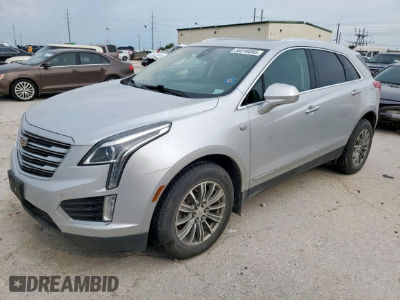 2017 Cadillac XT5 Luxury FWD with VIN 1GYKNBRS8HZ221244, listed as a Copart auction lot 55316055 with 101,330 mi miles and Salvage title. Bid and sale history available at DreamBid. Image 1.