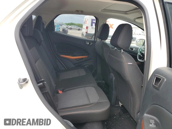 2021 Ford EcoSport SE with VIN MAJ6S3GL6MC409846, listed as a Copart auction lot 54111455 with 61,691 mi miles and Salvage title. Bid and sale history available at DreamBid. Image 11.