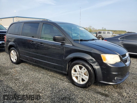 2013 Dodge Grand Caravan Crew with VIN 2C4RDGDG3DR693167, listed as a Copart auction lot 51666045 with 168,251 mi miles and Salvage Title. Bid and sale history available at DreamBid. Image 4.