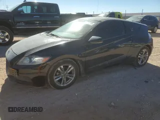 2013 Honda CR-Z with VIN JHMZF1D49DS002427, listed as a Copart auction lot 87719345 with 107,924 mi miles and Salvage Title. Bid and sale history available at carsss.com. Image 1.