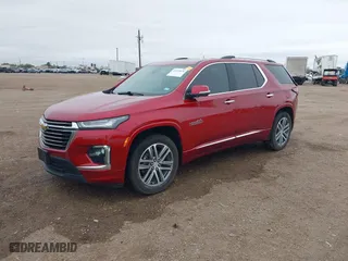 2023 Chevrolet Traverse High Country with VIN 1GNEVNKW7PJ221810, listed as a IAAI auction lot 41215676 with 26,020 mi miles. Bid and sale history available at carsss.com. Image 2.